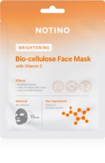 Notino Brightening Bio-Cellulose Face Mask with Vitamin C озаряваща платнена маска 25 гр.