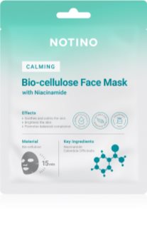 Notino Calming Bio-Cellulose Face Mask with Niacinamide успокояваща платнена маска 25 гр.