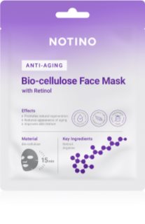 Notino Anti-Aging Bio-Cellulose Face Mask with Retinol противбръчкова платнена маска 25 гр.
