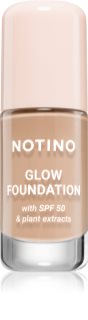 Notino Foundation Glow foundation with SPF 50 & plant extracts Lysende foundation SPF 50 01 Light Cool 30 ml