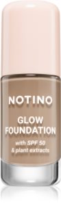 Notino Foundation Glow foundation with SPF 50 & plant extracts Illuminerande foundation SPF 50 01 Light Medium Cool 30 ml