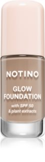 Notino Foundation Glow foundation with SPF 50 & plant extracts élénkítő make-up SPF 50 03 Light Medium Cool 30 ml