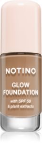 Notino Foundation Glow foundation with SPF 50 & plant extracts Lysende foundation SPF 50 01 Medium Deep Neutral 30 ml