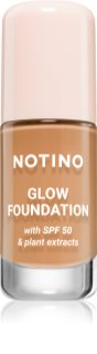 Notino Foundation Glow foundation with SPF 50 & plant extracts Lysende foundation SPF 50 02 Medium Deep Neutral 30 ml