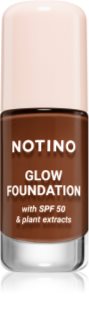 Notino Foundation Glow foundation with SPF 50 & plant extracts fondotinta illuminante SPF 50 02 Deep Cool 30 ml