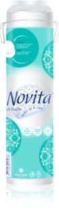 NOVITA Delicate bavlnené tampóny na odlíčenie a čistenie pleti