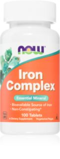 NOW Foods Iron Complex tabletki do wsparcia procesów krwiotwórczych 100 tabletek