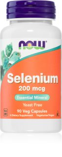 NOW Foods Selenium kapsułki dla prawidłowego funkcjonowania organizmu i dobrego stanu włosów i paznokci 90 caps.