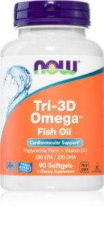 NOW Foods Tri-3D Omega kapsułki dla prawidłowego funkcjonowania układu krążenia 90 caps.