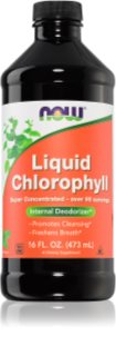 NOW Foods Liquid Chlorophyll koncentrat z efektem detoksykującym 473 ml