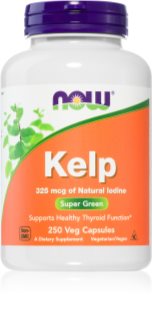NOW Foods Kelp 325 mcg tabletki na prawidłową czynność tarczycy 250 caps.