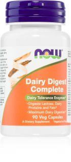 NOW Foods Dairy Digest Complete enzymy trawienne przy nietolerancji laktozy 90 caps.