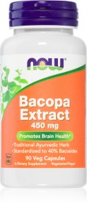 NOW Foods Bacopa Extract 450 mg tabletki dla wsparcia układu nerwowego 90 tabletek