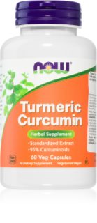 NOW Foods Tumeric Curcumin wsparcie prawidłowych funkcji organizmu 60 caps.