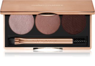 Nude by Nature Natural Illusion Eyeshadow Trio Lidschattenpalette Farbton 03 Rose 3x2 g
