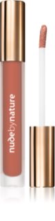 Nude by Nature Satin Liquid Lipstick Кремообразно червило със сатенено покритие