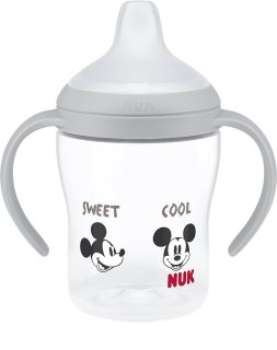 NUK Perfect Match Disney træningskop med håndtag Mickey 6m+ 150 ml