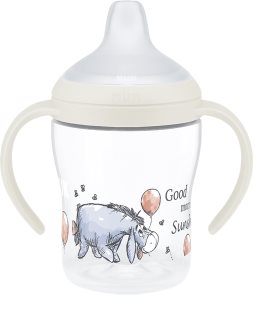 NUK Perfect Match Disney träningsmugg med handtag Eeyore 6m+ 150 ml