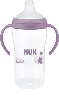 NUK Perfect Match Hippo mācību pudelīte ar temperatūras kontroli 6m+ 260 ml