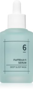 Numbuzin No. 6 Deep Sleep Mask Serum sérum de nuit pour une hydratation intense 50 ml