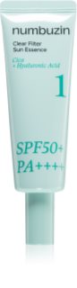 Numbuzin No. 1 Clear Filter Sun Essence essence éclaircissante avec effets apaisants SPF 50+ 50 ml