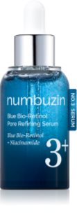 Numbuzin No. 3 Blue Bio-Retinol Pore Refining Serum festigendes Hautserum strafft die Haut und verfeinert Poren 30 ml