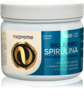 Nupreme Spirulina BIO podpora správneho fungovania organizmu