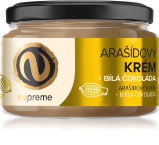 Nupreme Arašidový krém s bielou čokoládou orechová nátierka s čokoládou 220 g