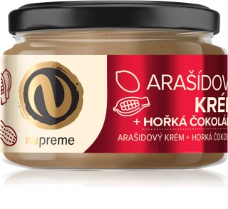 Nupreme Arašidový krém s horkou čokoládou orechová nátierka s čokoládou 220 g