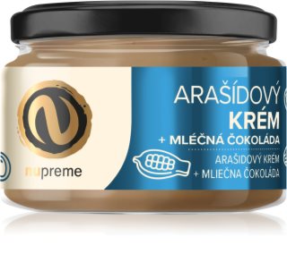 Nupreme Arašidový krém s mliečnou čokoládou orechová nátierka s čokoládou 220 g