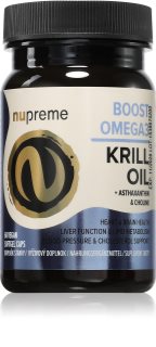 Nupreme Krill Oil Kapseln zur Unterstützung der Blutzirkulation und der kognitiven Funktionen 80 g