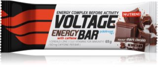 Nutrend VOLTAGE ENERGY BAR with caffeine Energieriegel mit Koffein Geschmack Bitter Chocolate 65 g