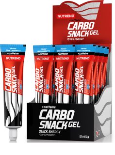 Nutrend Carbosnack with Caffeine Präparat zur Förderung von Sportleistungen Geschmack Blue Raspberry 50 g
