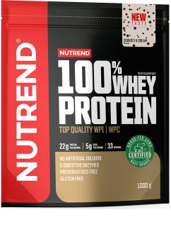 Nutrend 100% Whey Protein białko serwatkowe w proszku smak Cookies & Cream 1000 g