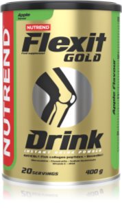 Nutrend Flexit Gold Drink Gelenknährstoffe in Pulverform Geschmack Apple 400 g