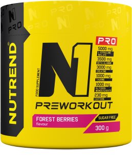 Nutrend N1 Pro Präparat zur Förderung von Sportleistungen mit Koffein Geschmack Forest Berries 300 g