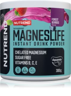 Nutrend Magneslife Instant Drink Powder Magnesium in Pulverform Geschmack Forest Fruits 300 g