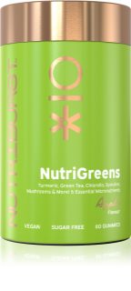 Nutriburst Advanced NutriGreens Gummies želé cukríky na podporu imunity a trávenia príchuť Apple 60 ks