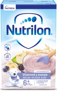Nutrilon Obilno-mléčná kaše vícezrnná kaše s ovocem 225 g