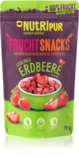 Nutripur Frucht Snacks Erdbeere gefriergetrocknete Früchte Erdbeere
