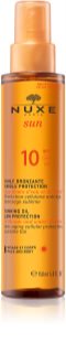 Nuxe Sun olio abbronzante per viso e corpo SPF 10 150 ml