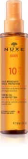 Nuxe Sun Tanning Sun Oil sun oil for the face and body SPF 10 150 ml