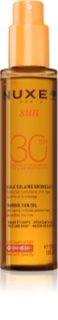 Nuxe Sun Tanning Oil High Protection óleo solar para corpo e rosto SPF 30 150 ml