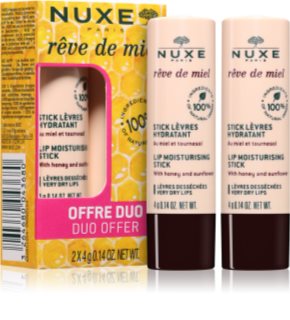Nuxe Rêve de Miel Duo balzam za usne ekonomično pakiranje