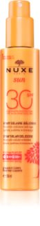 Nuxe Sun Delicious Solar Spray sprej na opalování na obličej a tělo SPF 30 150 ml