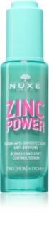 Nuxe Zinc Power Blemish And Spot Control Serum sérum proti nedokonalostem pleti 30 ml