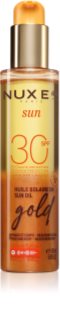 Nuxe Sun Sun Oil Gold SPF 30 ulje za sunčanje za lice i tijelo s posvjetljujućim učinkom SPF 30 150 ml