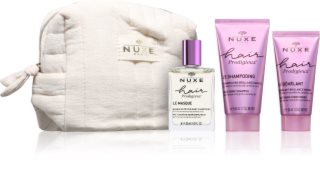 Nuxe Hair Prodigieux My Luxury Haircare Routine set para dar brillo y suavidad al cabello