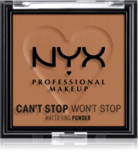 NYX Professional Makeup Can't Stop Won't Stop Mattifying Powder poudre matifiante teinte 08 Mocha 6 g