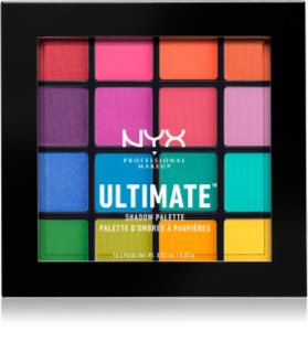 NYX Professional Makeup Ultimate Shadow Palette palette de fards à paupières teinte 04 Brights 16 x 0.83 g